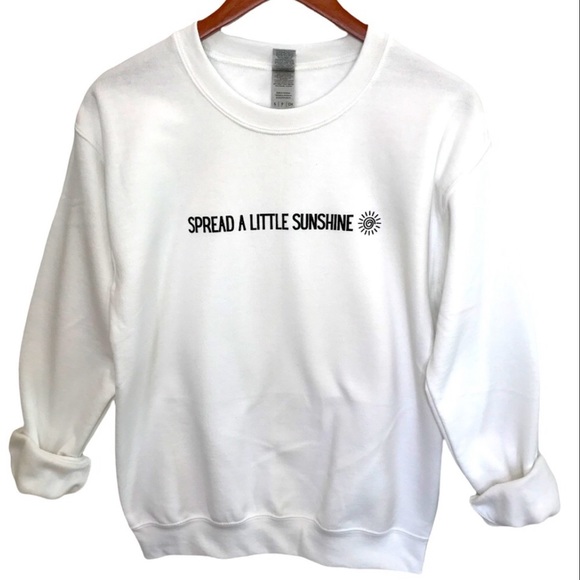 SPREAD A LITTLE SUNSHINE Unisex Adult Crewneck Sweatshirt - Various - Picture 3 of 12
